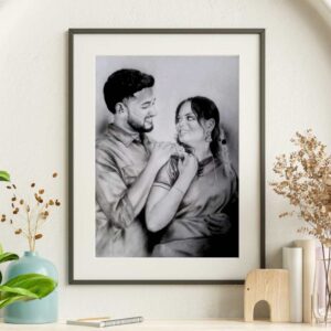 Custom Portrait Art – Graphite, Colored Pencil & Watercolor